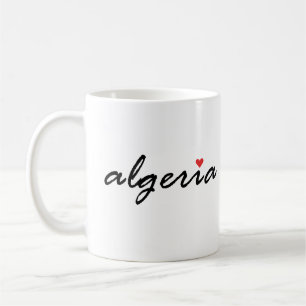 Caneca De Café Eu amo a Argélia