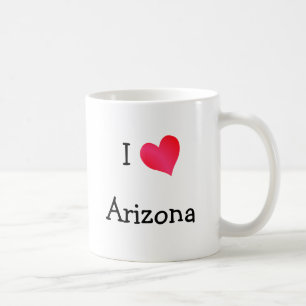 Caneca De Café Eu amo a arizona