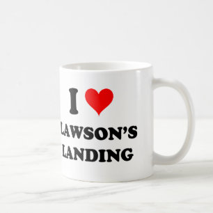 Caneca De Café Eu amo a aterragem Califórnia de Lawson