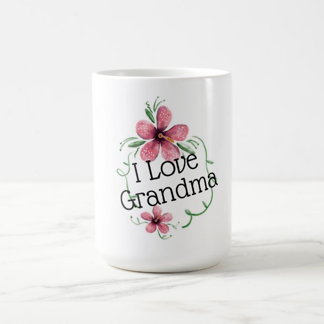 Caneca De Café Eu Amo A Avó (Centro)