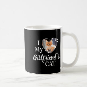 Caneca De Café Eu Amo a Camisa Personalizada com Foto do Gato da