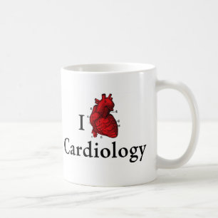Caneca De Café Eu amo a cardiologia