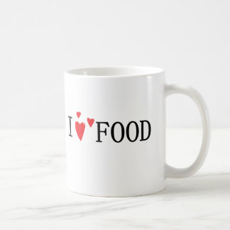 Caneca De Café Eu amo a comida