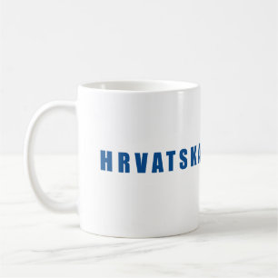 Caneca De Café Eu amo a Croácia