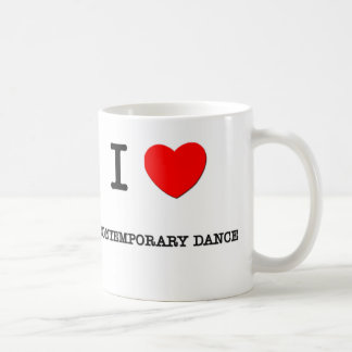 Caneca De Café Eu amo a dança contemporânea