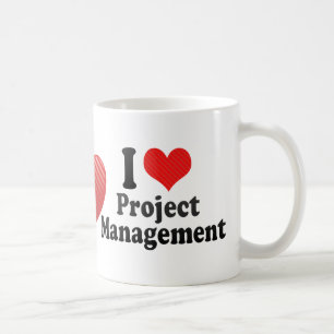 Caneca De Café Eu amo a gestão do projecto