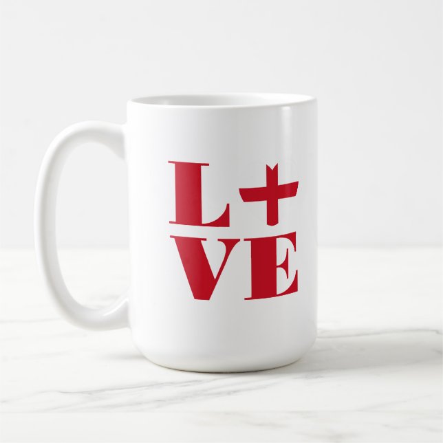 Caneca De Café Eu amo a Inglaterra (Esquerda)