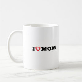 Caneca De Café Eu Amo A Mãe Design Café Mug/Personalizado
