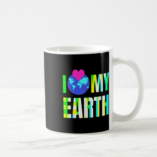 Caneca De Café Eu Amo a Minha Terra -proteção ambiental  (Direita)