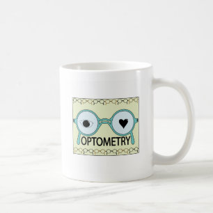 Caneca De Café Eu amo a optometria