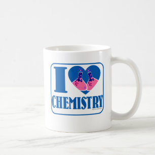 Caneca De Café Eu amo a química