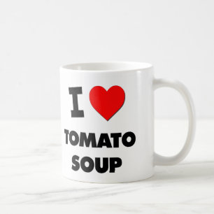 Caneca De Café Eu amo a sopa do tomate (a comida)