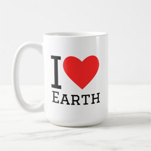 Caneca De Café Eu amo a terra