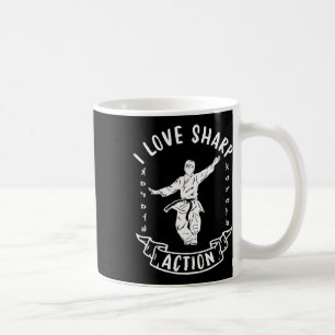 Caneca De Café Eu Amo Ação Marcante Artes Marciais Lutador de Kar