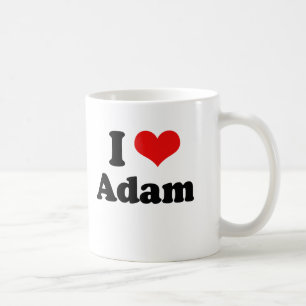 Caneca De Café Eu amo Adam