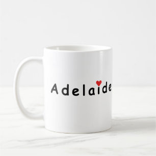 Caneca De Café Eu amo Adelaide