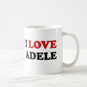 Caneca De Café Eu amo Adele