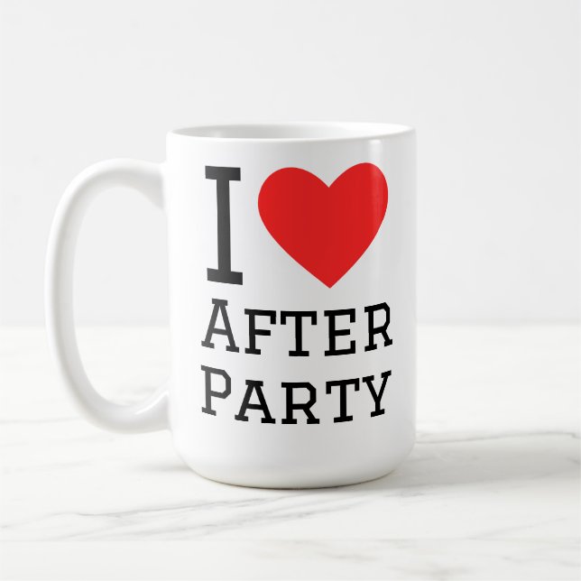 Caneca De Café eu amo after party (Esquerda)