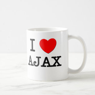 Caneca De Café Eu amo Ajax