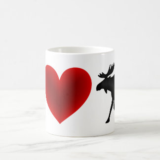 Caneca De Café Eu amo alces