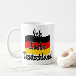 Caneca De Café Eu Amo Alemanha
