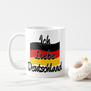 Caneca De Café Eu Amo Alemanha