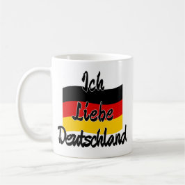 Caneca De Café Eu Amo Alemanha
