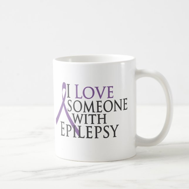 Caneca De Café eu amo alguém com epilepsia (Direita)