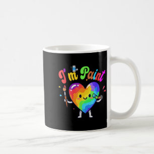 Caneca De Café Eu Amo Amor Para Fazer Finger Painting De Casal Bo