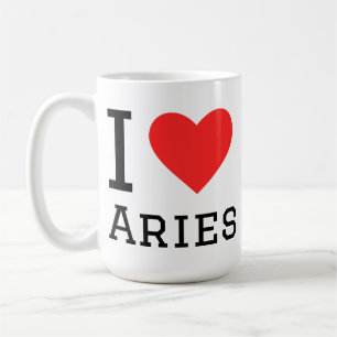 Caneca De Café Eu amo áries