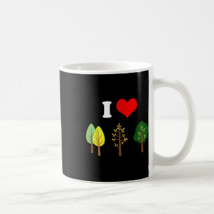 Caneca De Café Eu Amo Árvores Natureza Proteção Ambiental Avião