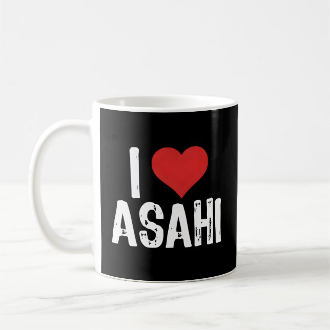 Caneca De Café Eu Amo Asahi (Esquerda)