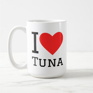 Caneca De Café Eu amo atum