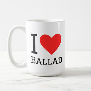 Caneca De Café Eu amo balada