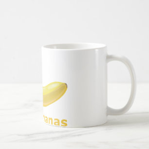 Caneca De Café Eu amo bananas