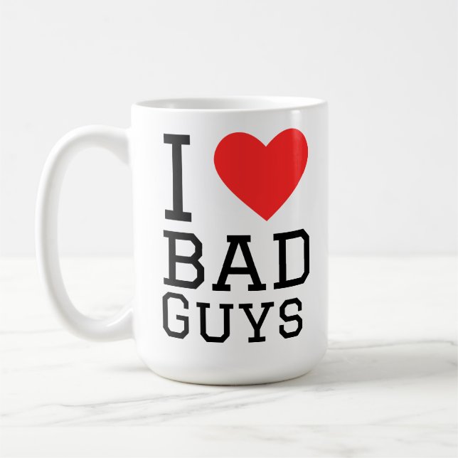 Caneca De Café Eu amo bandidos (Esquerda)