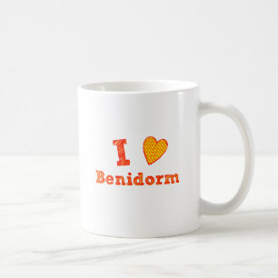 Caneca De Café Eu amo Benidorm