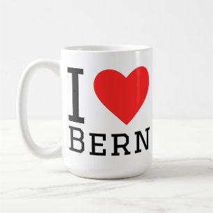 Caneca De Café Eu amo Berna