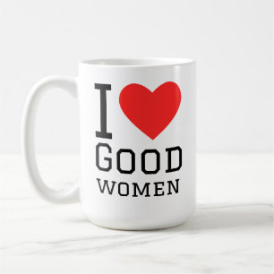 Caneca De Café Eu amo boas mulheres