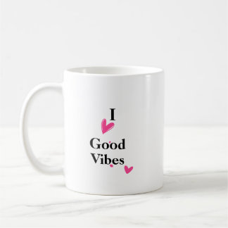 Caneca De Café Eu Amo Bons Vibes Café Mug 11 Oz
