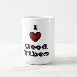 Caneca De Café Eu Amo Bons Vibes Mug