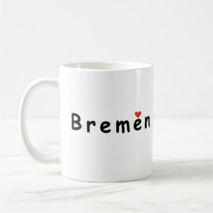 Caneca De Café Eu amo Bremen
