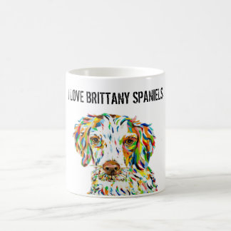 Caneca De Café Eu Amo Brittany Spaniels Mug