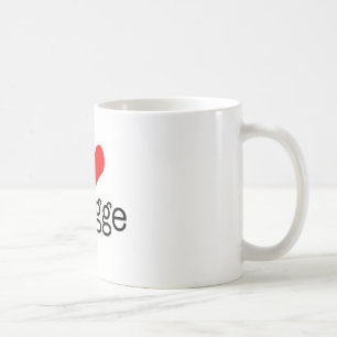 Caneca De Café Eu amo Bruges