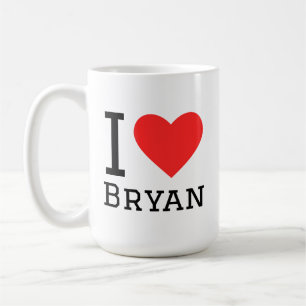 Caneca De Café Eu amo Bryan