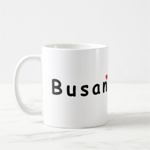 Caneca De Café Eu amo Busan