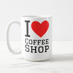 Caneca De Café Eu amo café shop