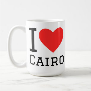 Caneca De Café Eu amo Cairo