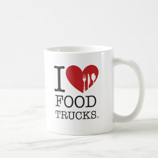 Caneca De Café EU AMO caminhões da comida