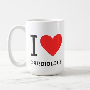 Caneca De Café Eu amo cardiologia